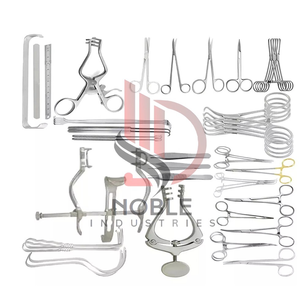 Pediatric Laparotomy Instruments Set of 51 Pcs Surgical Medical Instruments Set