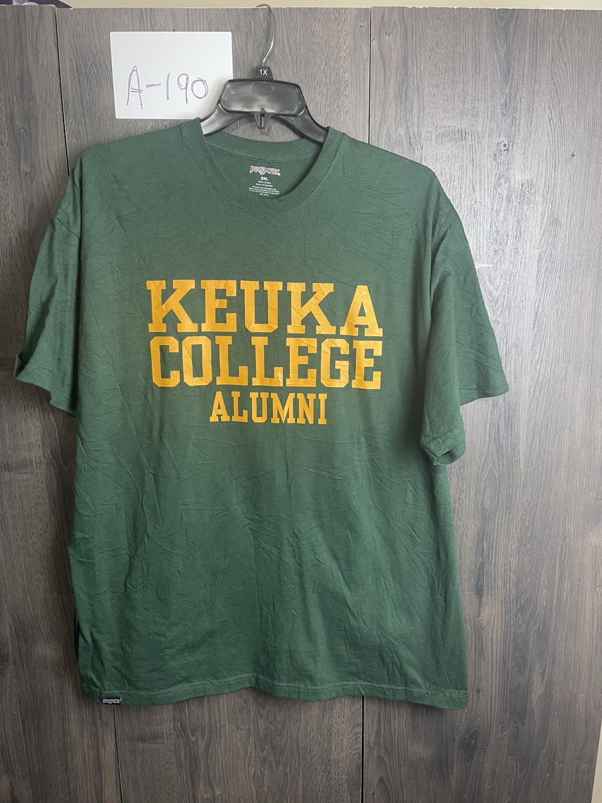Vintage Keuka College  Alumni T-Shirt Adult 2XL Green