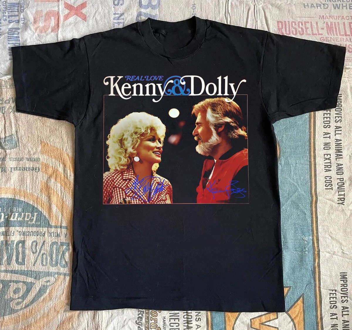 HOT Dolly Parton Kenny Rogers GRAPHIC T SHIRT Unisex Cotton PA1023 HOT Dolly Parton Kenny Rogers GRAPHIC T SHIRT Unisex Cotton PA1023