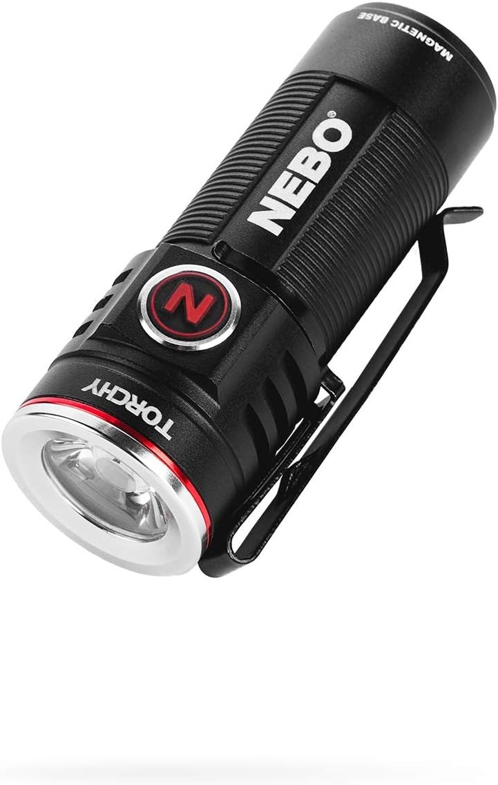 NEBO Torchy Rechargeable Pocket Flashlight | 1,000 Lumens, 5 Light Modes, Mag... NEBO Torchy Rechargeable Pocket Flashlight | 1,000 Lumens, 5 Light Modes, Mag...