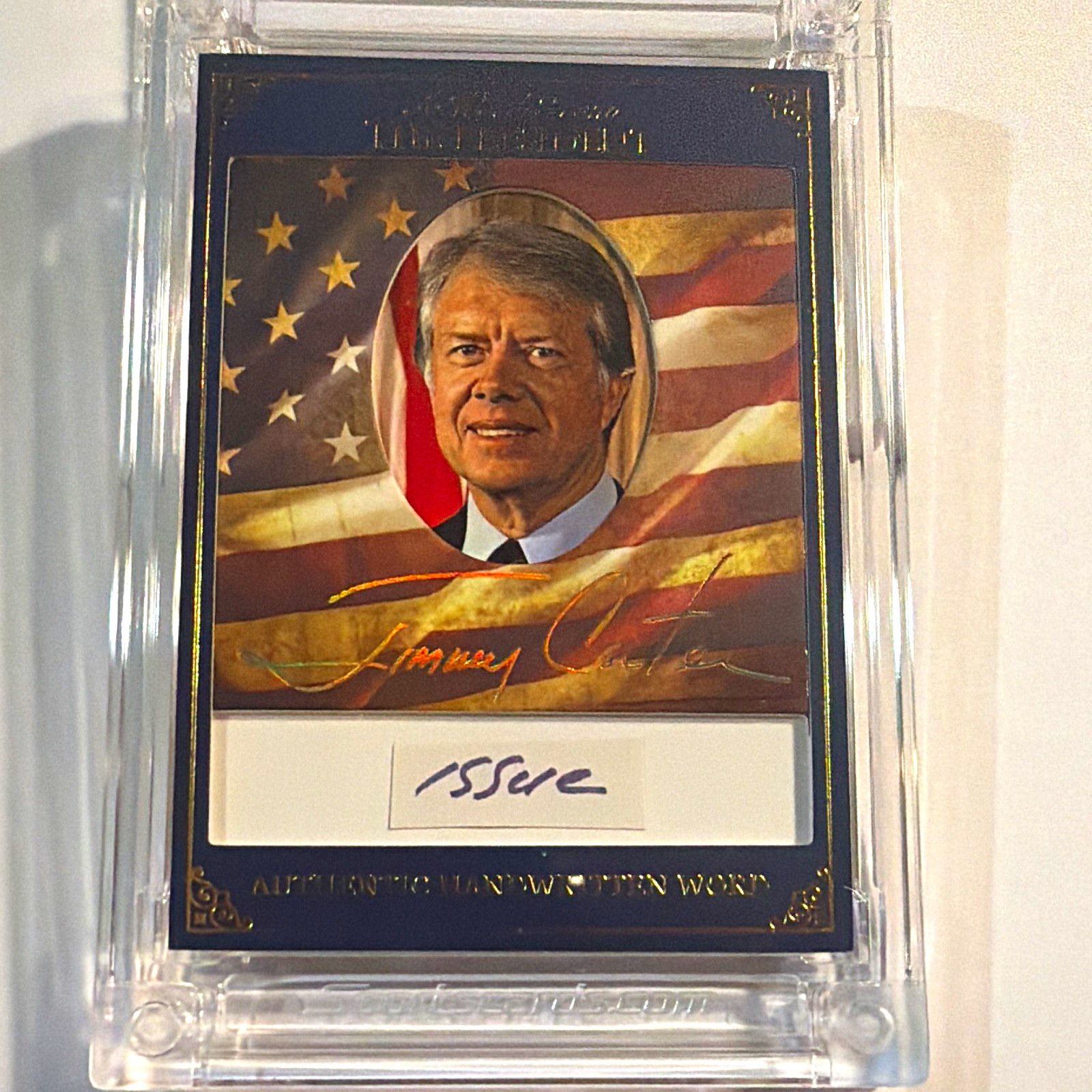 2025 A Word From POTUS President Jimmy Carter Written Relic “Issue” 2025 A Word From POTUS President Jimmy Carter Written Relic “Issue”