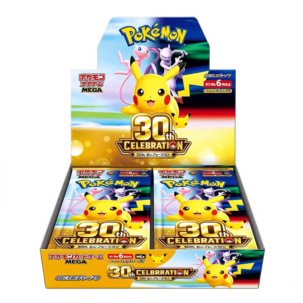 New Pokemon MEGA 30th Celebration Booster Box M6a Japanese w/shrink