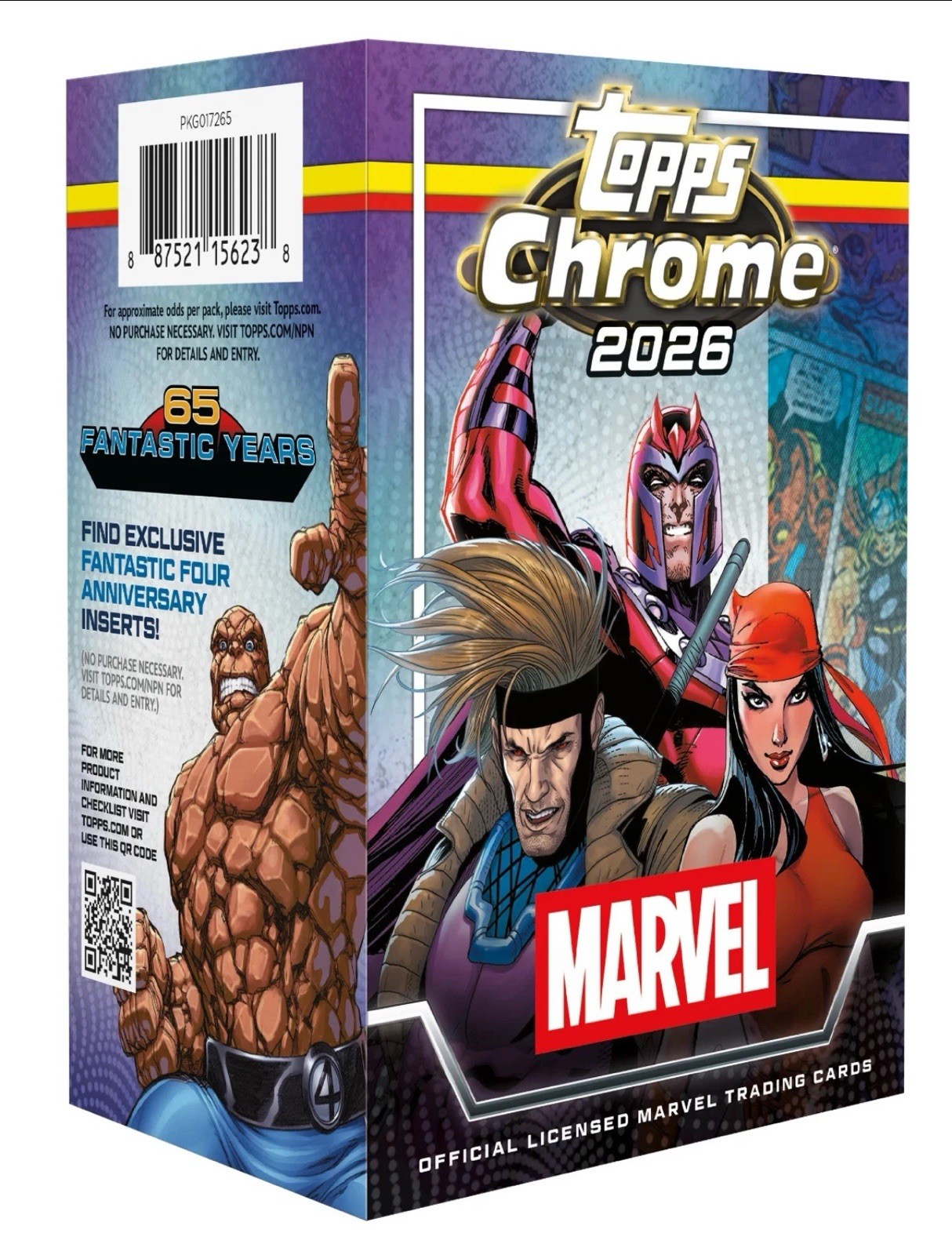 2026 Topps Chrome Marvel Comics Factory Sealed Retail Blaster Box 2026 Topps Chrome Marvel Comics Factory Sealed Retail Blaster Box