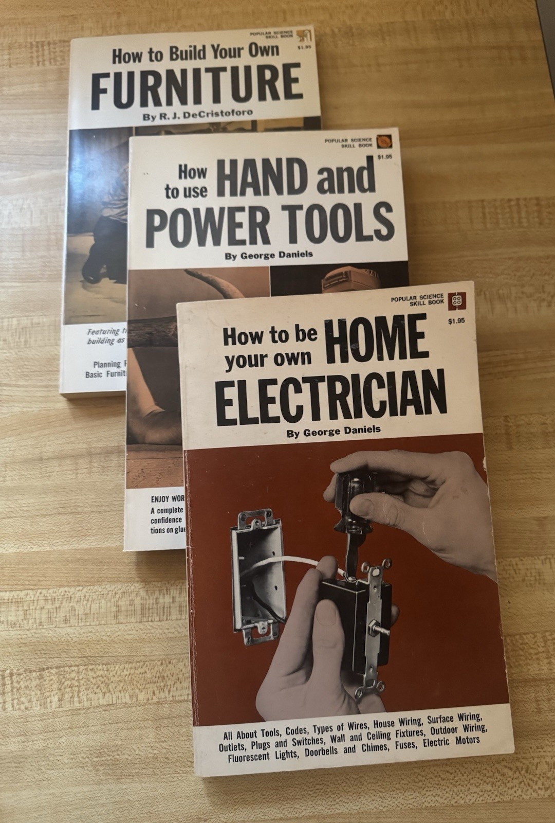 RARE Vintage 1960s Home Repair Popular Science Skill Books Collection Lot of 3 RARE Vintage 1960s Home Repair Popular Science Skill Books Collection Lot of 3