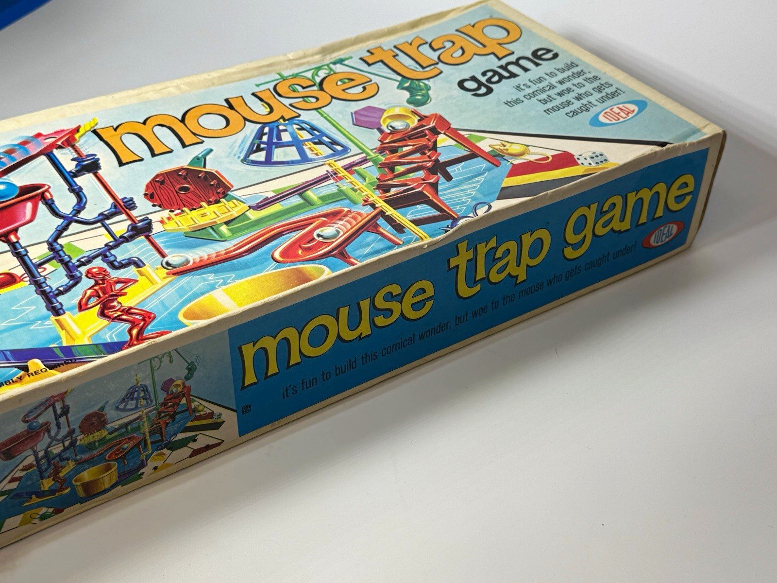 Vintage 1970 Ideal Mouse Trap Board Game Original Box Near Complete Mousetrap