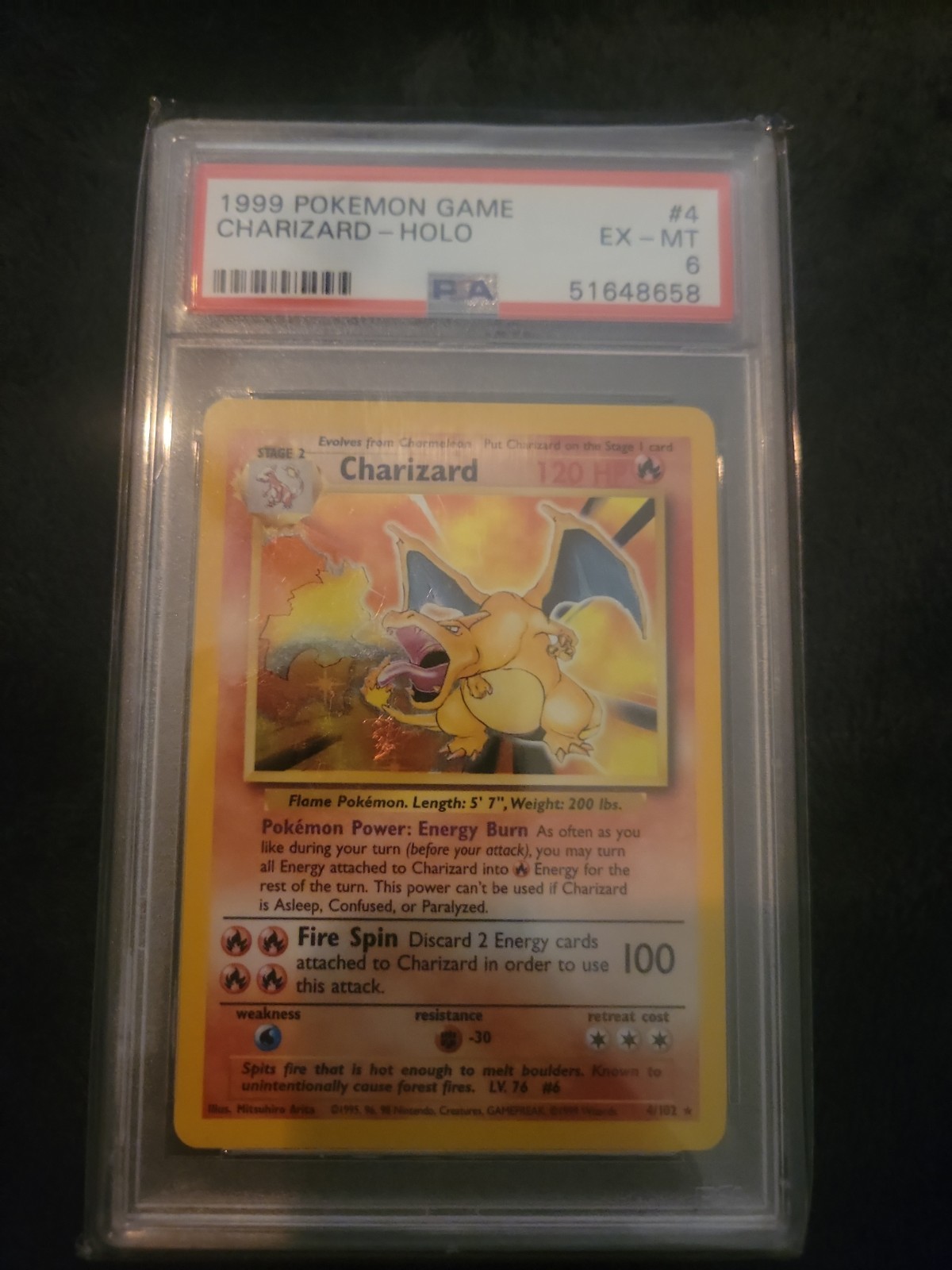 Charizard 4/102 Base Set Holo Charizard 4/102 Base Set Holo