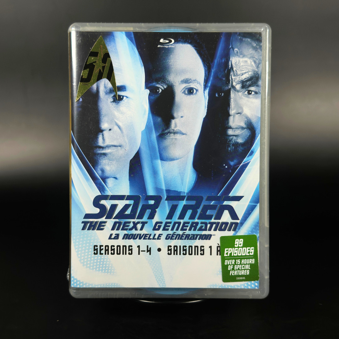 STAR TREK: The Next Generation BLU-RAY Complete Seasons 1-4 TV Series NEW/SEALED