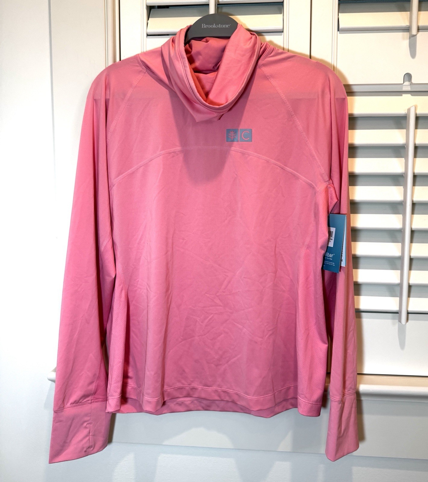 Coolibar Women’s Large Sailing Tee Long Sleeve Pink NWT Coolibar Women’s Large Sailing Tee Long Sleeve Pink NWT