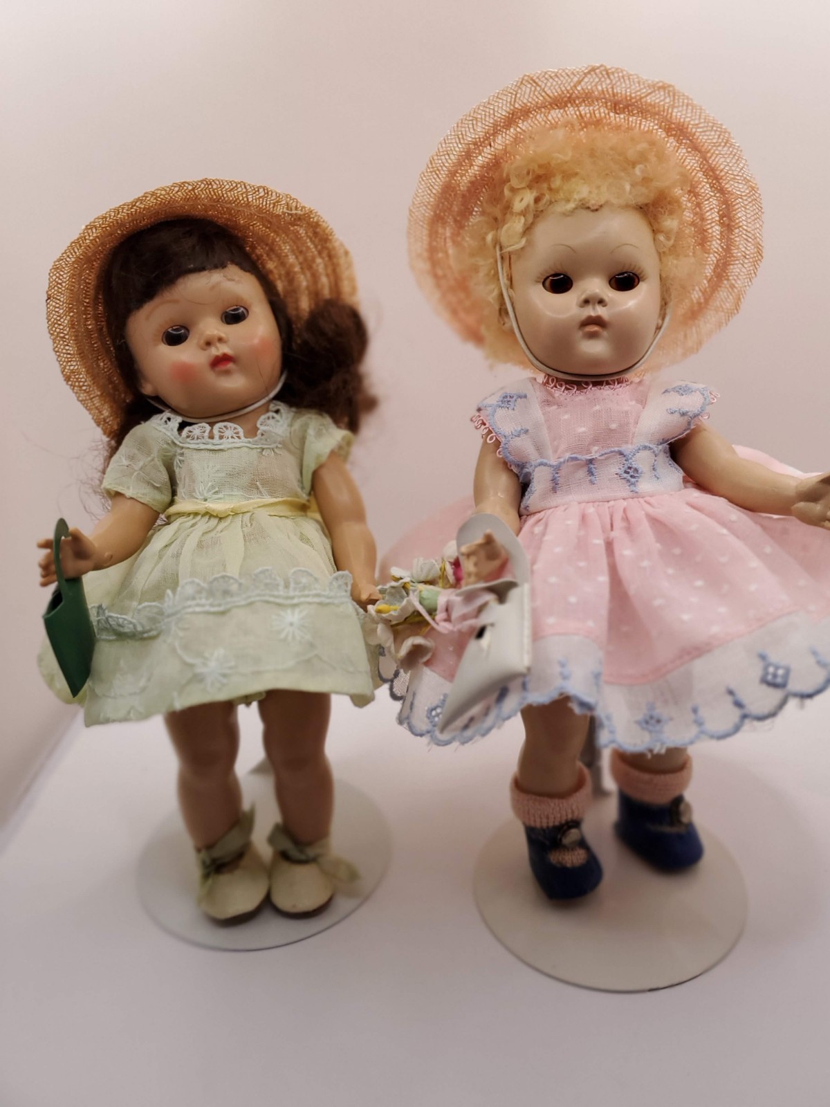 Two Vintage Ginny dolls from the Early 1950’s Two Vintage Ginny dolls from the Early 1950’s