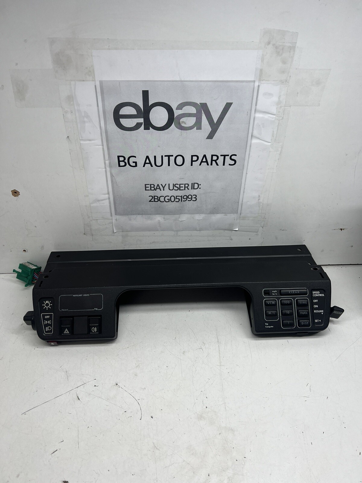 88-90 JAGUAR XJ6 GENUINE LIGHTING LOGIC MODULE ASSEMBLY UNDER CLUSTER TRIM OEM