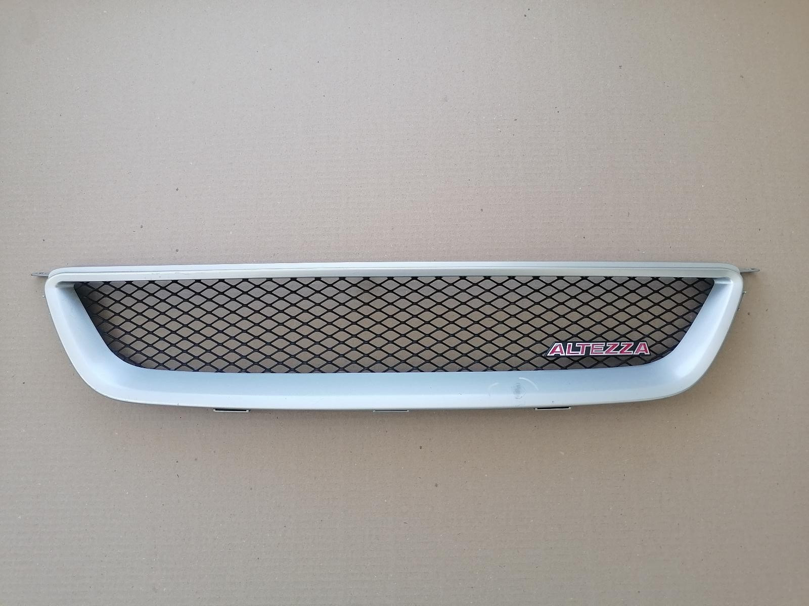 JDM Toyota Altezza TRD Front Mesh Grill Silver Lexus IS300 IS200 SXE10 1998-2005
