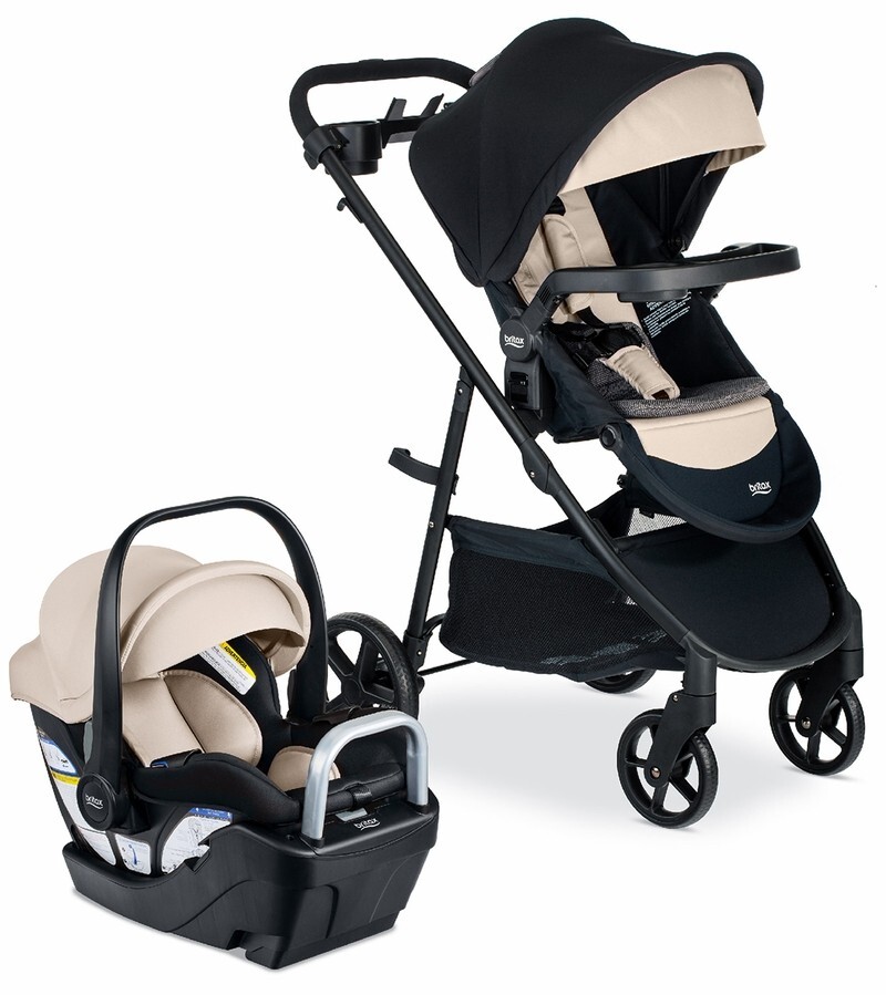 Britax Willow Brook S+ Travel System - Sand Onyx New Creased Box