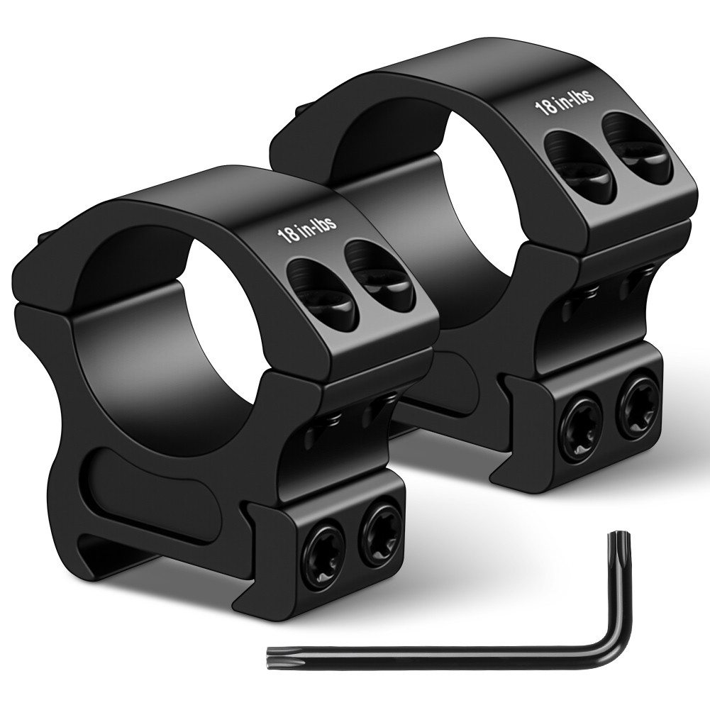 2Pcs Precision Scope Rings Mount 1 inch Compatible with Picatinny Rail and Scope