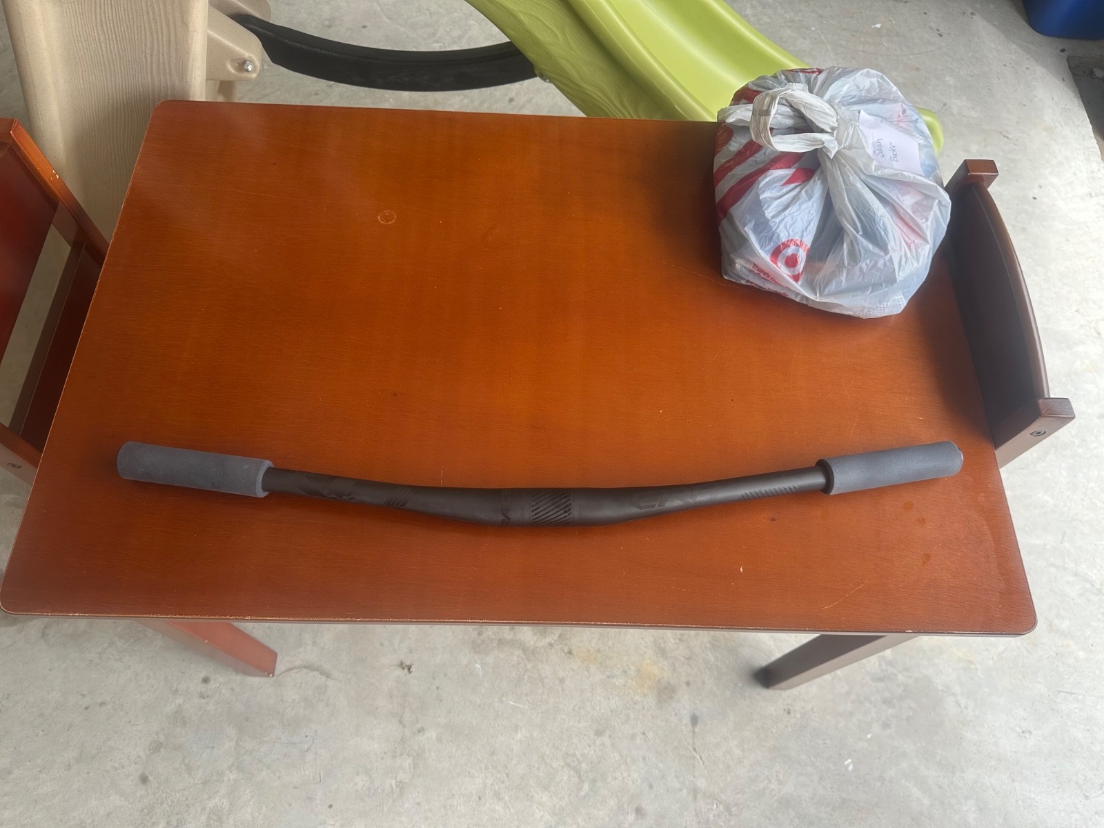 Race Face Era 35mm Carbon Bar - 10mm x 760mm - Esi Chunky Grips - Lightly Ridden