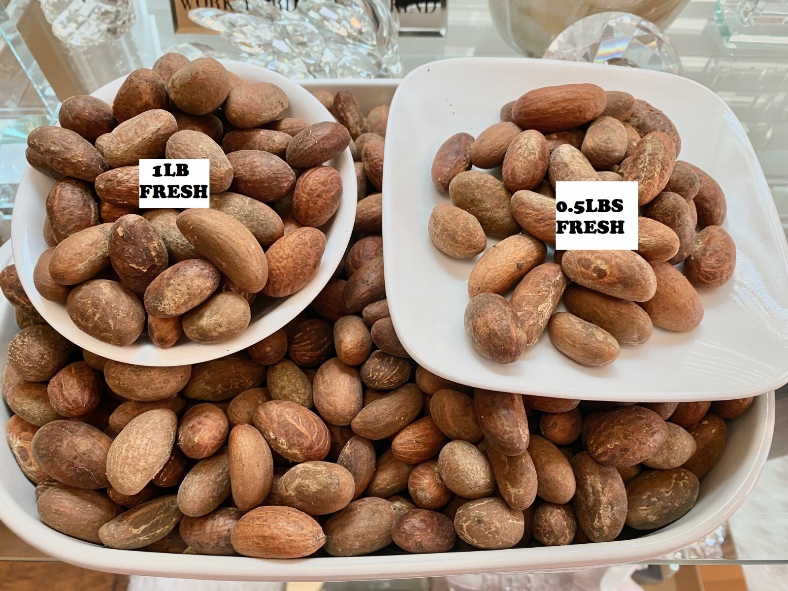 FRESH ORGANIC WEST AFRICAN BITTER KOLA NUT-GARCINIA KOLA (OROGBO KOLA NUT) 0.5LB FRESH ORGANIC WEST AFRICAN BITTER KOLA NUT-GARCINIA KOLA (OROGBO KOLA NUT) 0.5LB