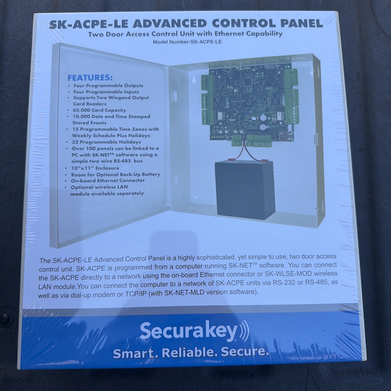 SecuraKey SK-ACPE-LE Advanced Control Panel Brand New And Sealed