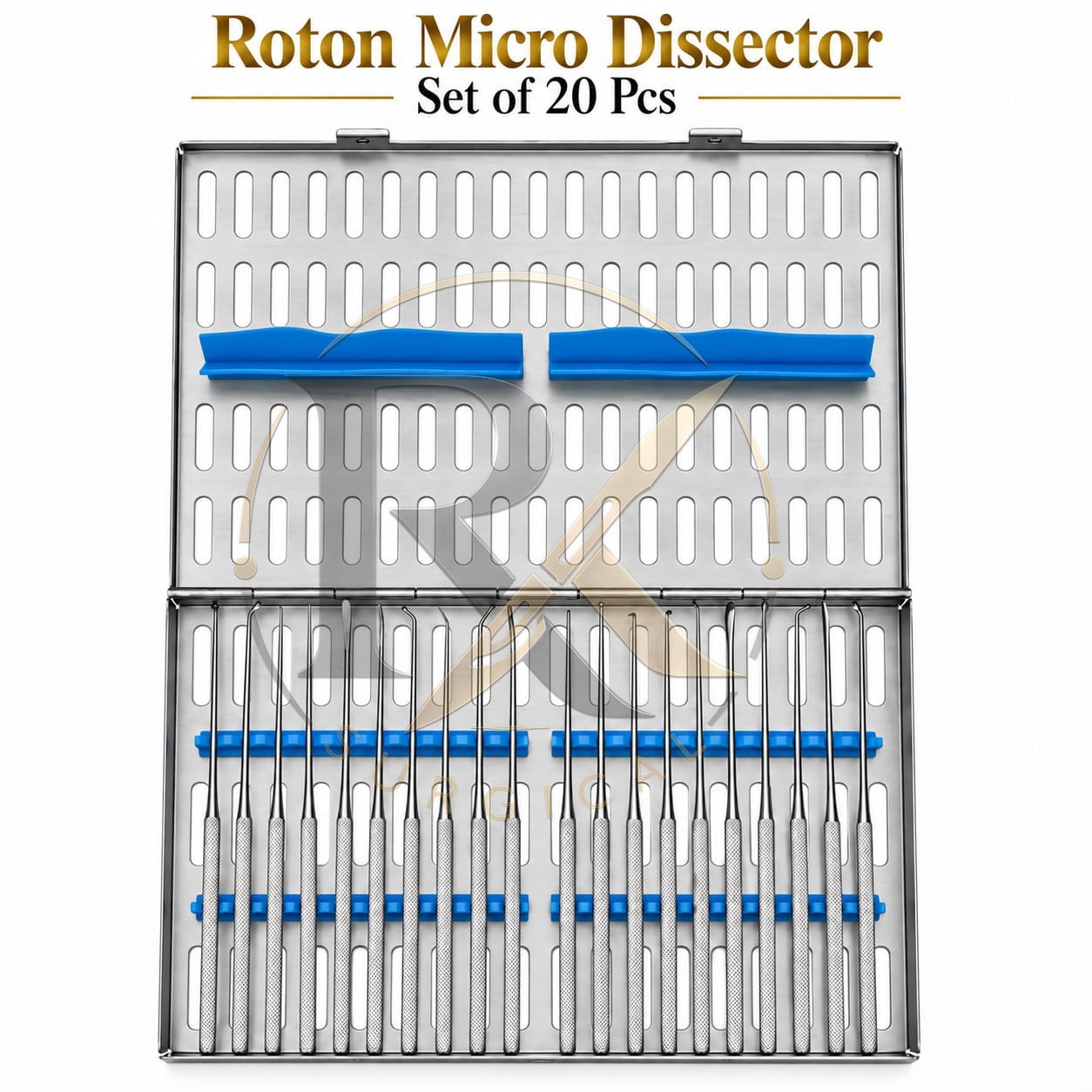 Aesculap Rhoton Micro Dissector Set 20pcs Neurosurgery Surgical Instruments