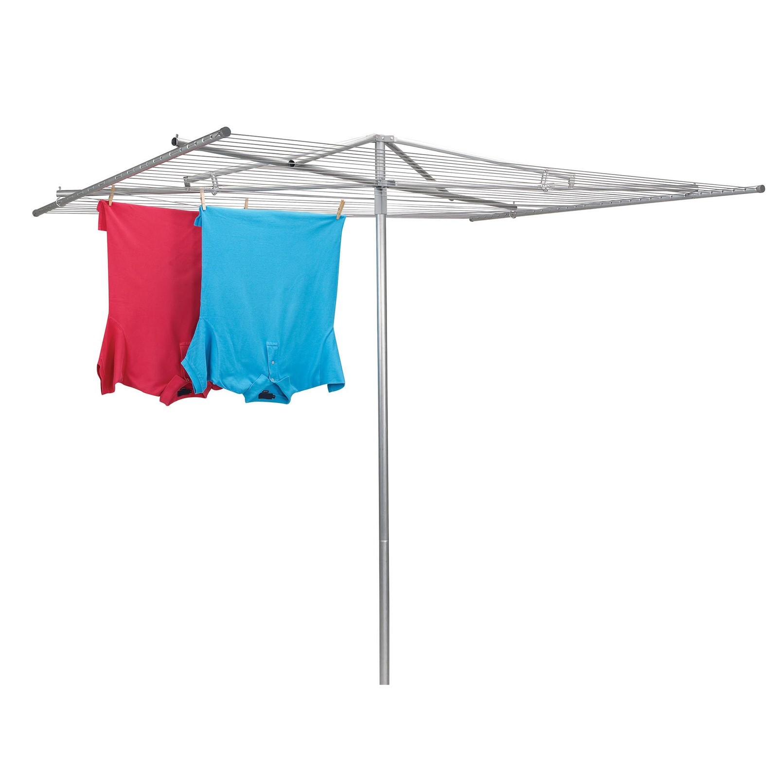 Parallel Clothesline Outdoor Dryer, 30 Lines with 210 Feet of Drying Space, N...