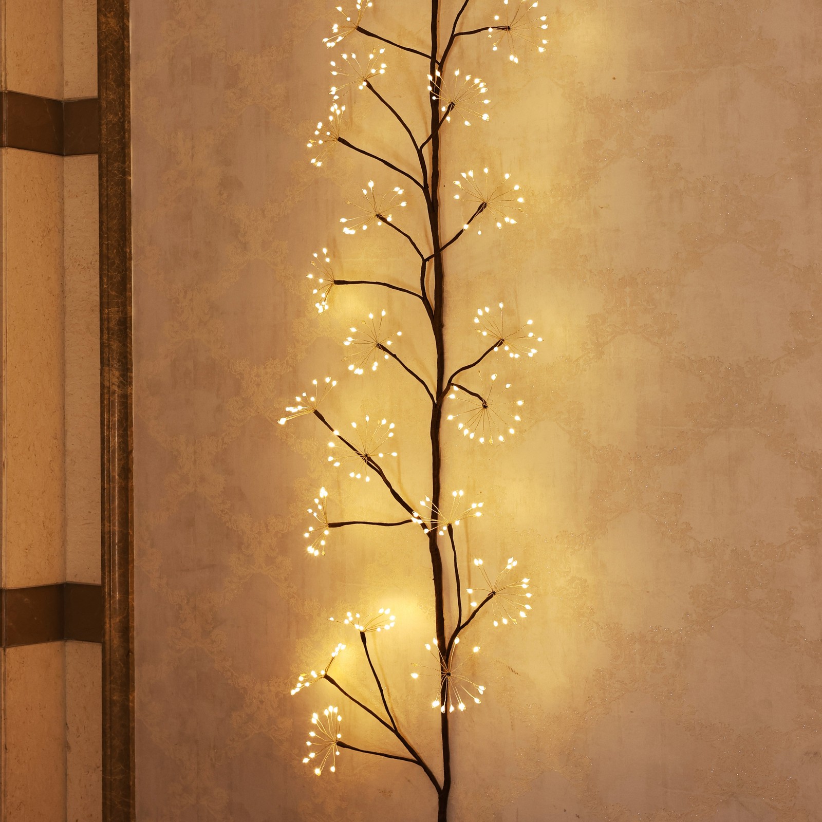 70in LED Cluster Floral Branch Bendable Indoor Christmas Decor String Lights 70in LED Cluster Floral Branch Bendable Indoor Christmas Decor String Lights