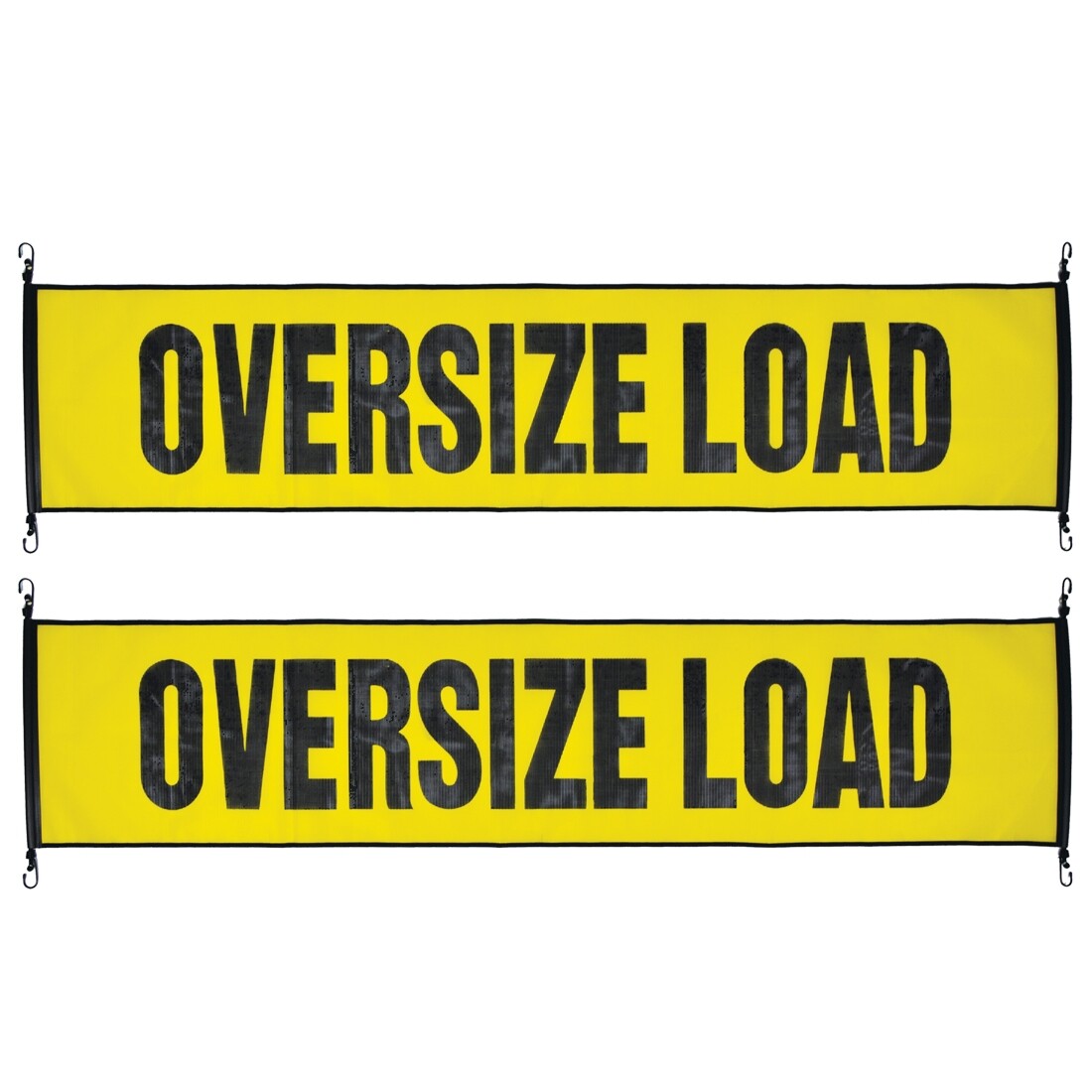 VULCAN Stretch Cord Mesh Oversize Load Banner - Metal Hooks, 2 Pack - 18\ VULCAN Stretch Cord Mesh Oversize Load Banner - Metal Hooks, 2 Pack - 18\