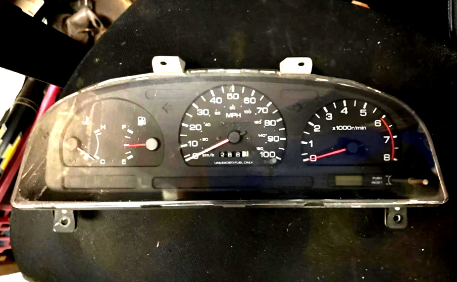 1994-1997 Nissan Pickup Speedometer Tachometer Instrument Cluster Head OEM