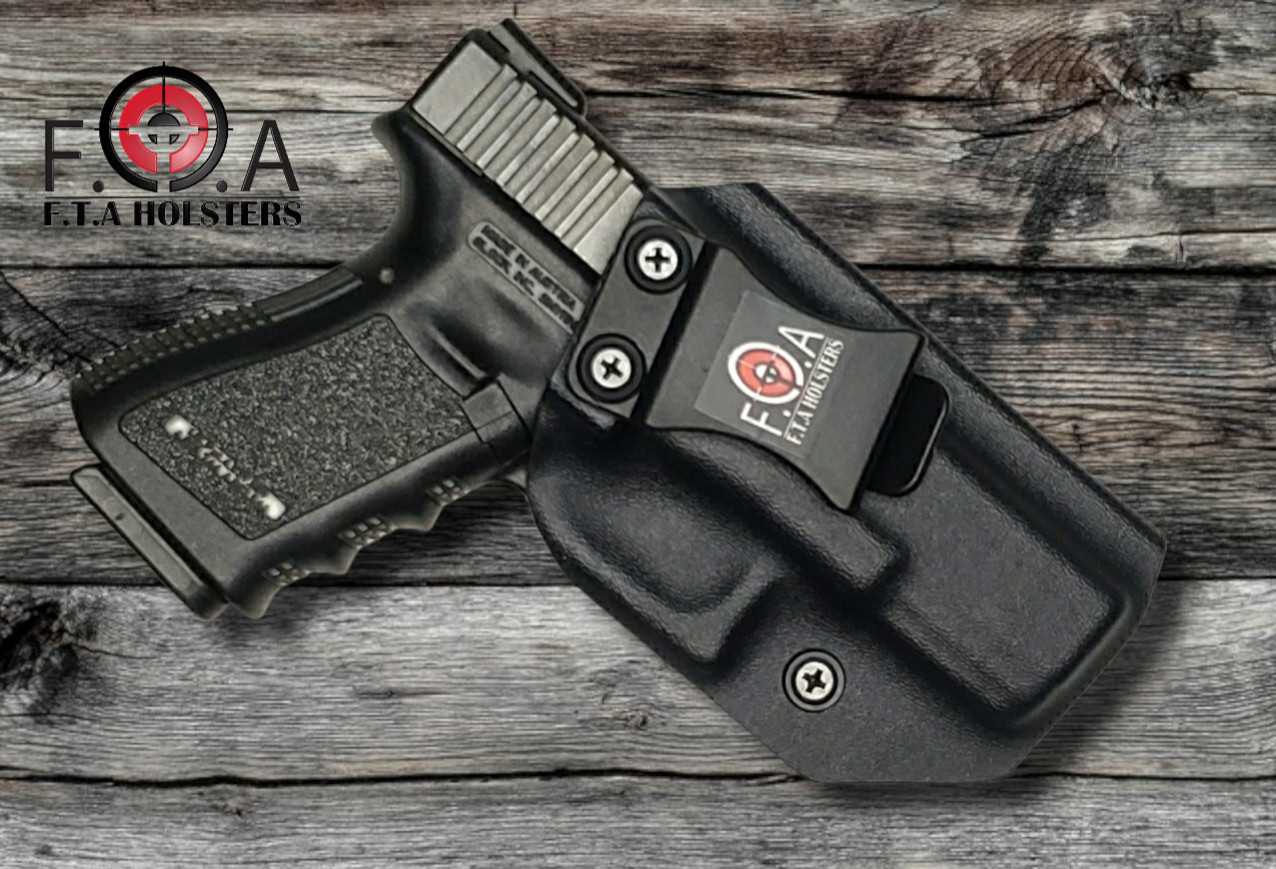 IWB Kydex Concealment Holster Adjustable Retention CCW - Custom Molded