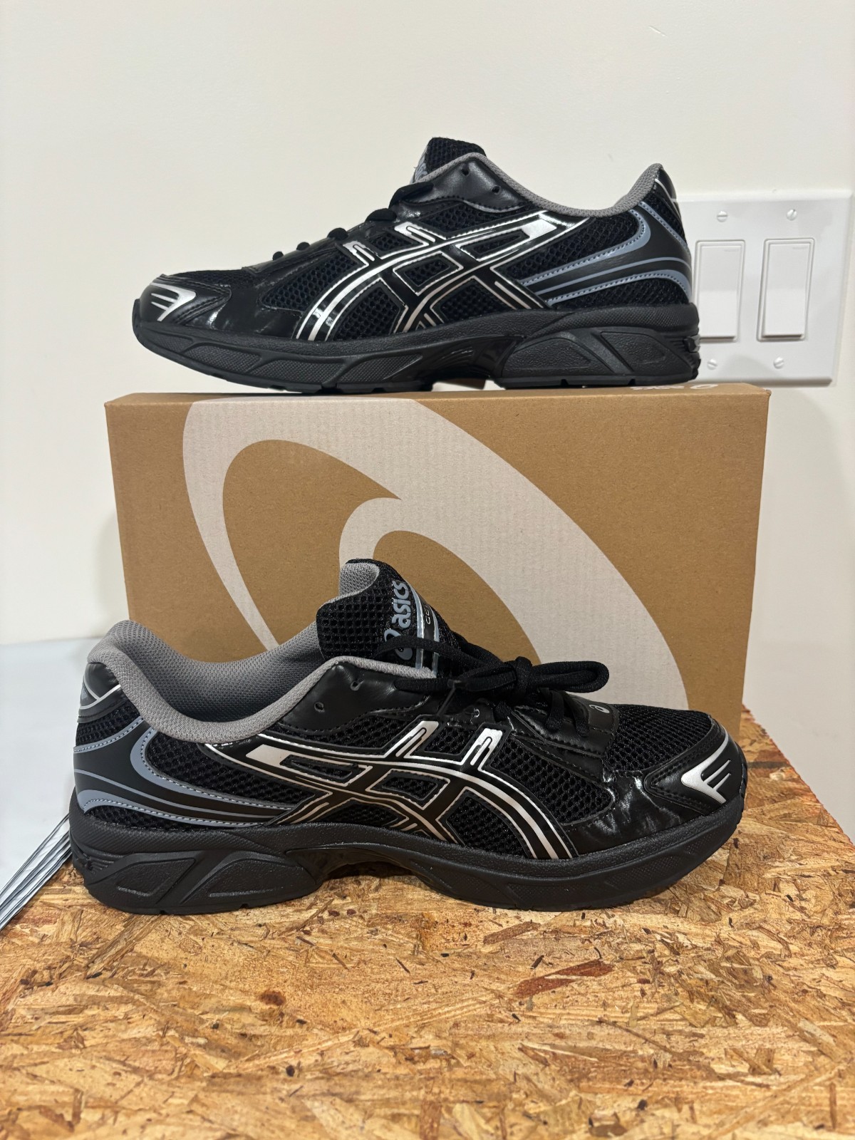 Asics Gel 1130 'Black Pure Silver' 1201A906-001 Men's Multiple Sizes FreeShip