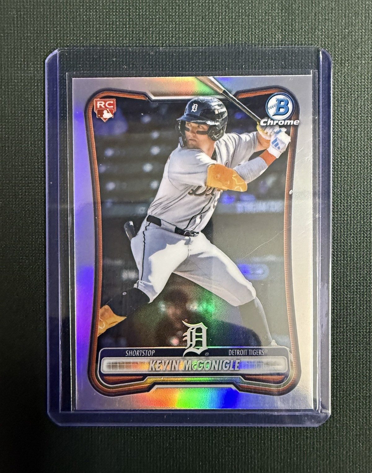 2026 Bowman Chrome Kevin McGonigle Detroit Tigers Chrome Prospects Red Rookie 