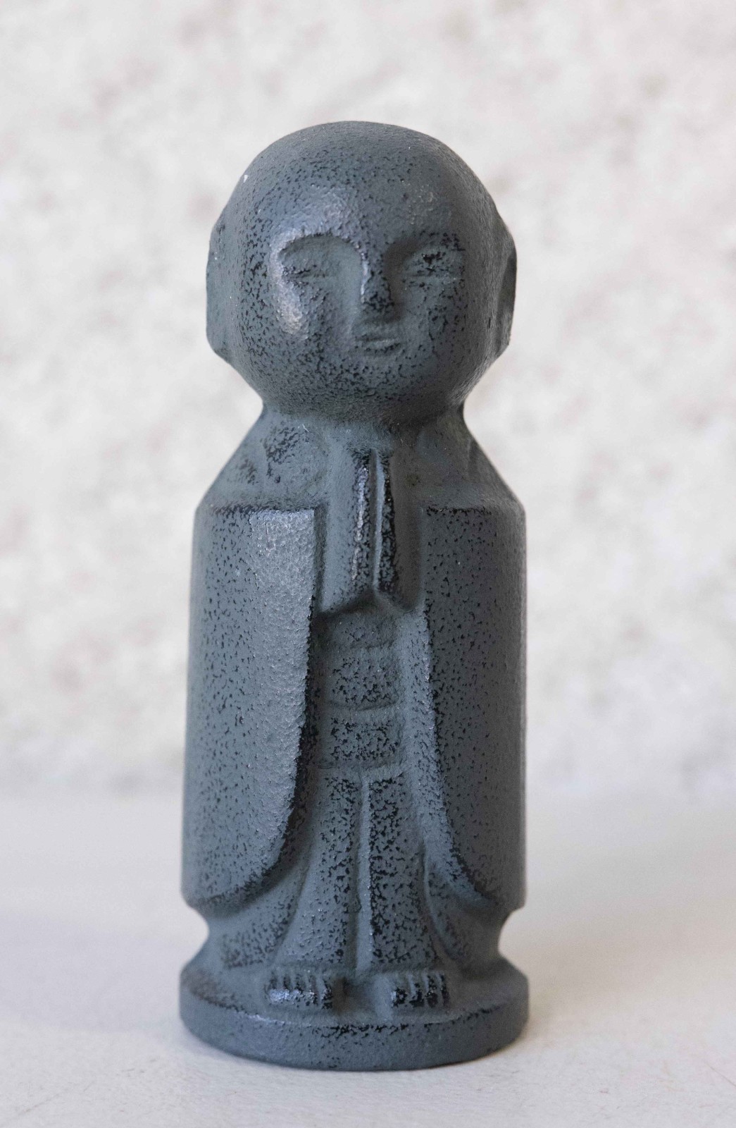Authentic Japanese Iwachu Nambu Cast Iron Jizo Bosatsu Paperweight Figurine Authentic Japanese Iwachu Nambu Cast Iron Jizo Bosatsu Paperweight Figurine
