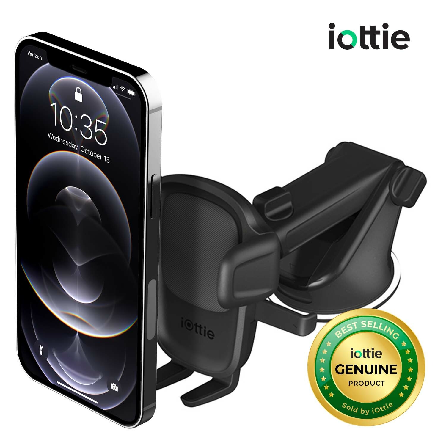 iOttie Easy One Touch 5 Dashboard & Windshield Universal Car Mount Phone Holder 