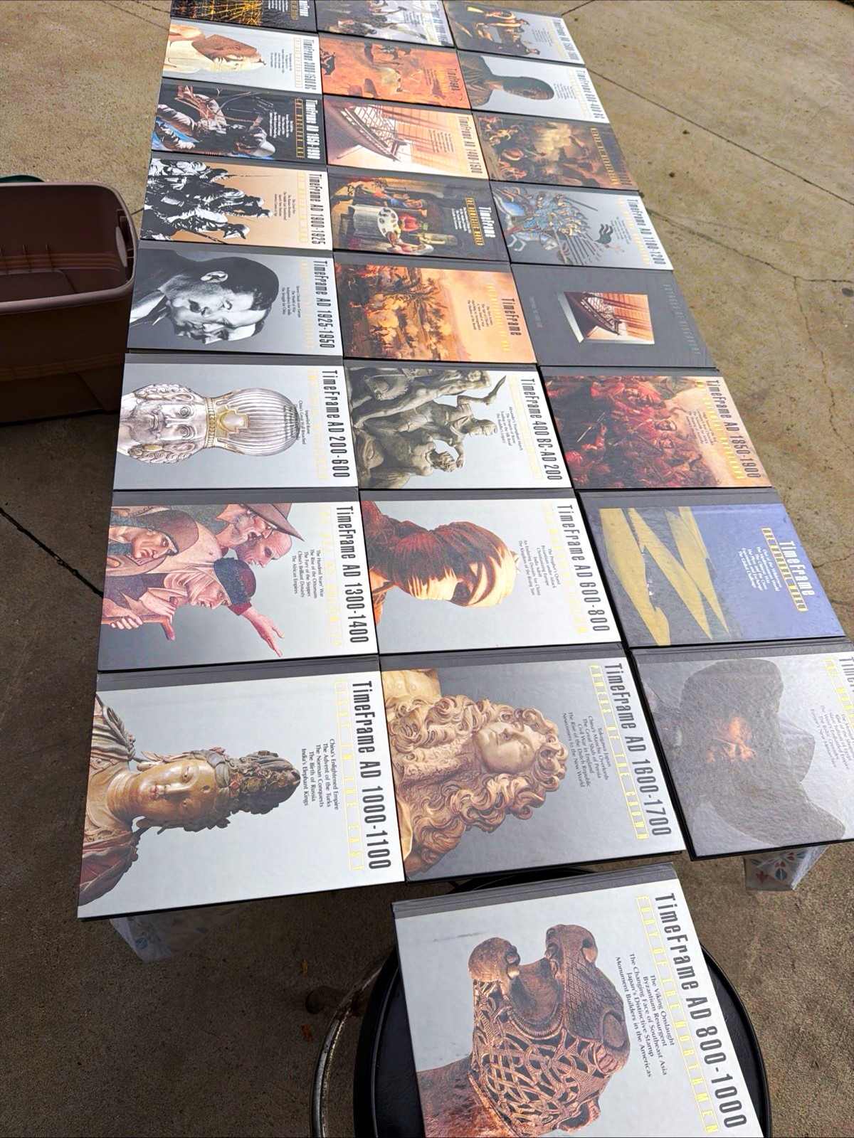 Time-Life Books TimeFrame World History Illustrated Hardcover Series Set 1988