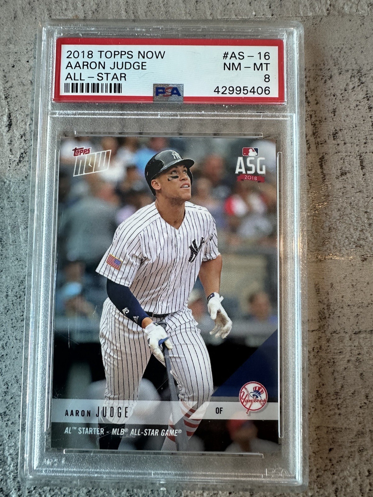2018 Topps Now - All-Star Game Aaron Judge #AS-16