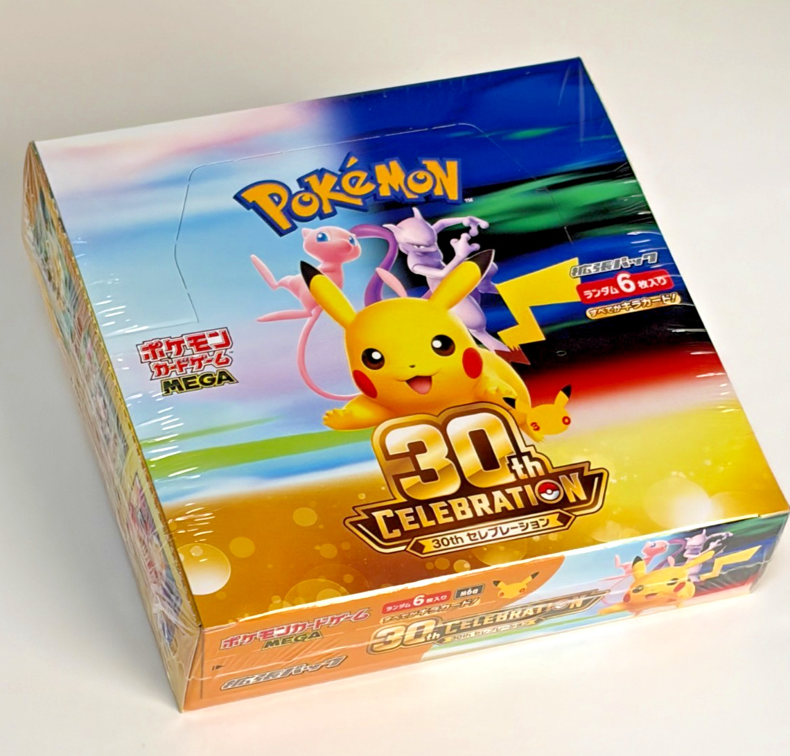 Pokemon Card Game MEGA M6a 30th CELEBRATION Box New Sealed w/shrink Japanese