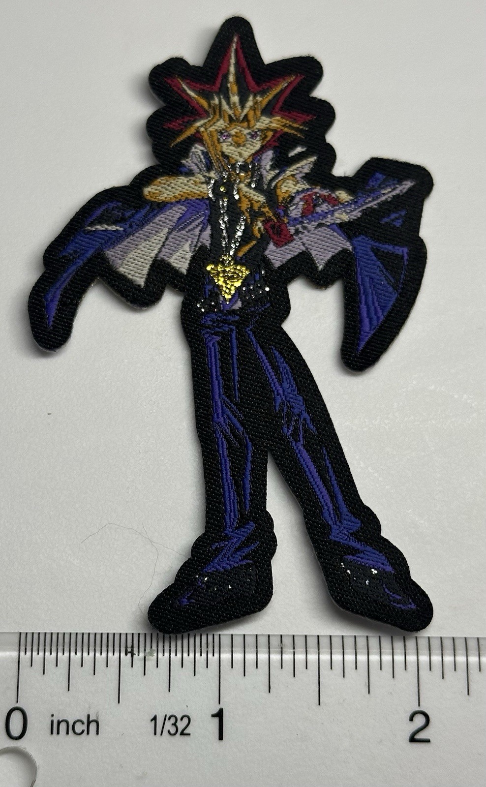 Yami Yugi Yu-Gi-Oh Black Border Woven Patch
