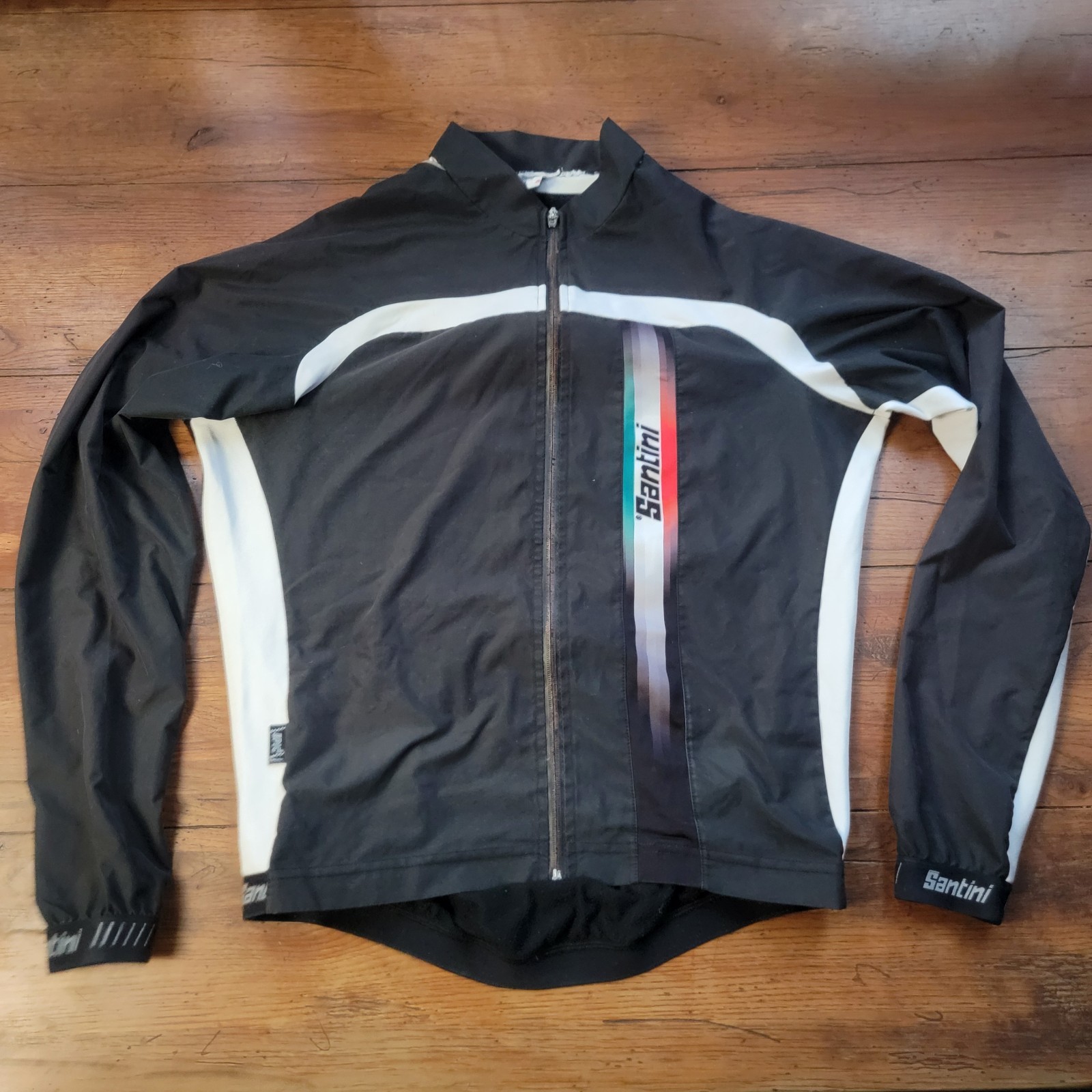 Vintage SMS Santini Mens XL Cycling Jacket 22.5\ Vintage SMS Santini Mens XL Cycling Jacket 22.5\
