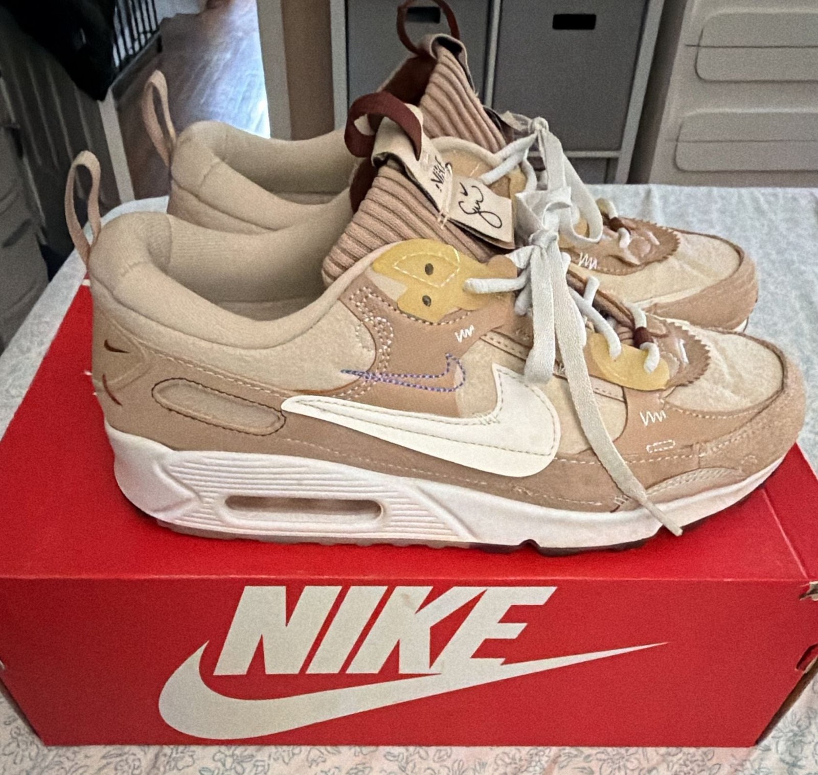 Serena Williams x Nike Wmns Air Max 90 Futura \'Hemp\'