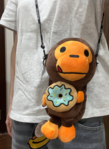 BAPE Baby Milo Donut Crossbody Mobile Phone Shoulder Pouch Unisex 2025 New Sale BAPE Baby Milo Donut Crossbody Mobile Phone Shoulder Pouch Unisex 2025 New Sale