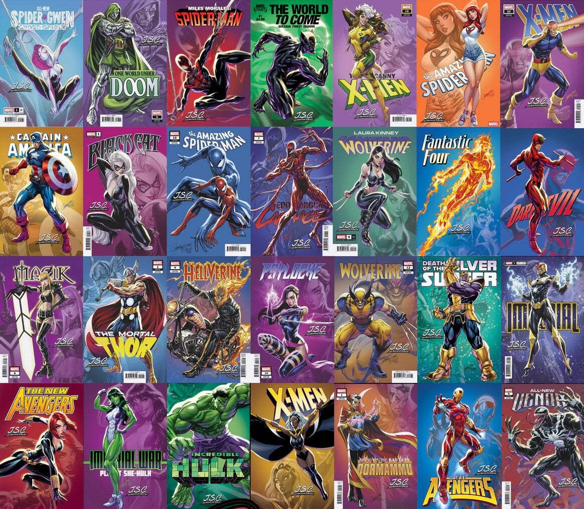 J Scott Campbell Just Spectacular Collection Cvr Set of 28 (06/03/26)