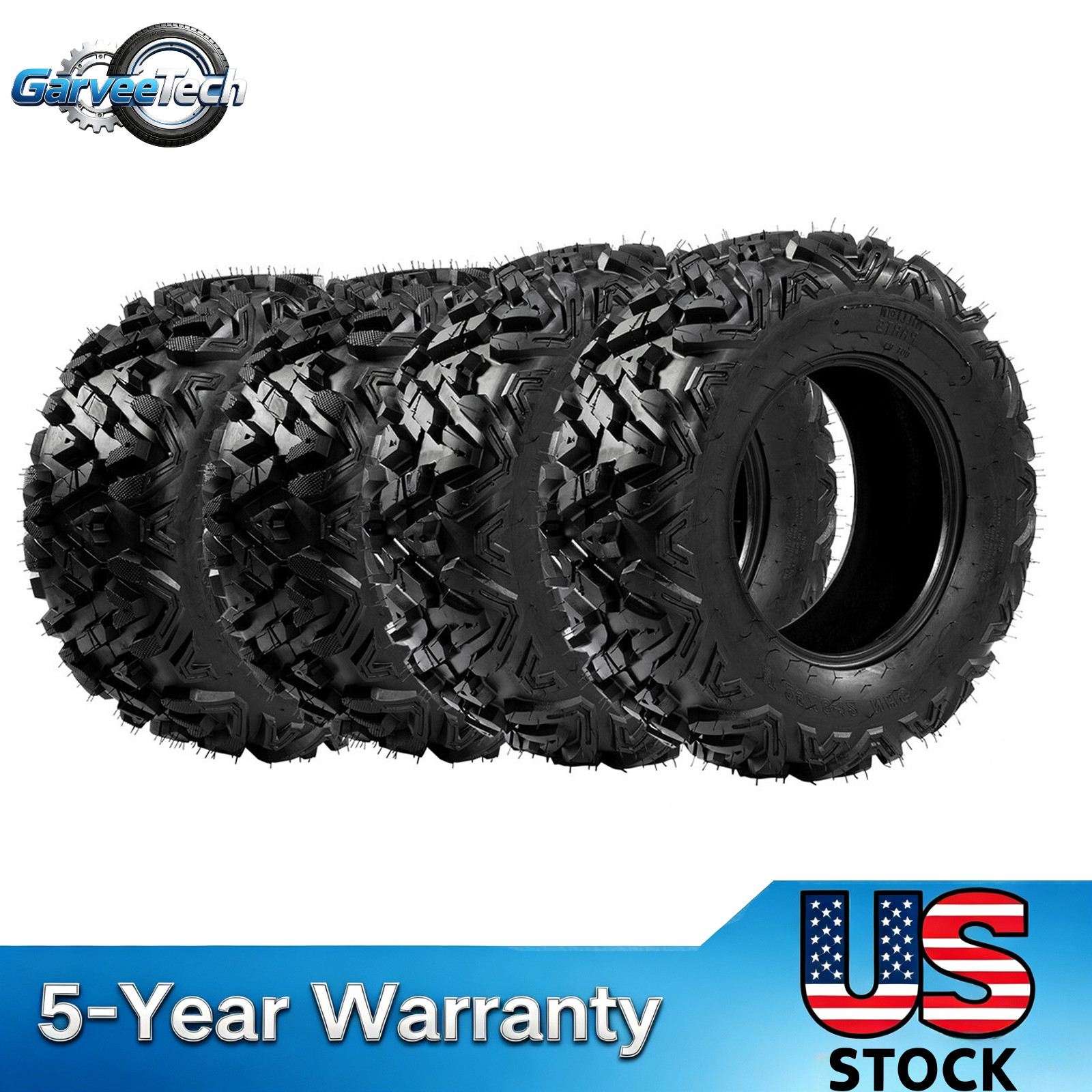 4 Pack TIRE SET ATV TIRES 25\