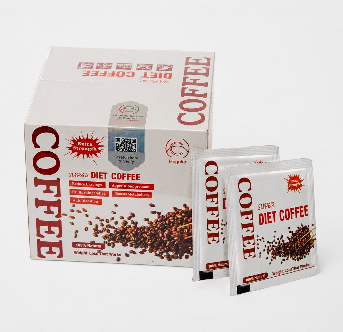 Super Diet Coffee Extra Strength Sachets Keto Natural