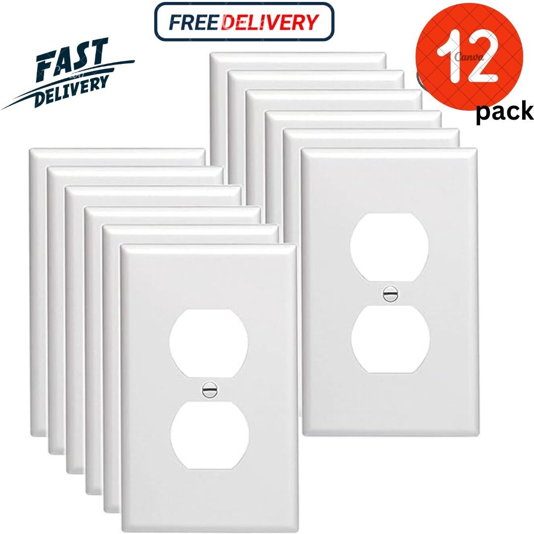 Outlet Covers Wall Plates - Electrical Outlet Covers12-Pack Standard Size Best Outlet Covers Wall Plates - Electrical Outlet Covers12-Pack Standard Size Best