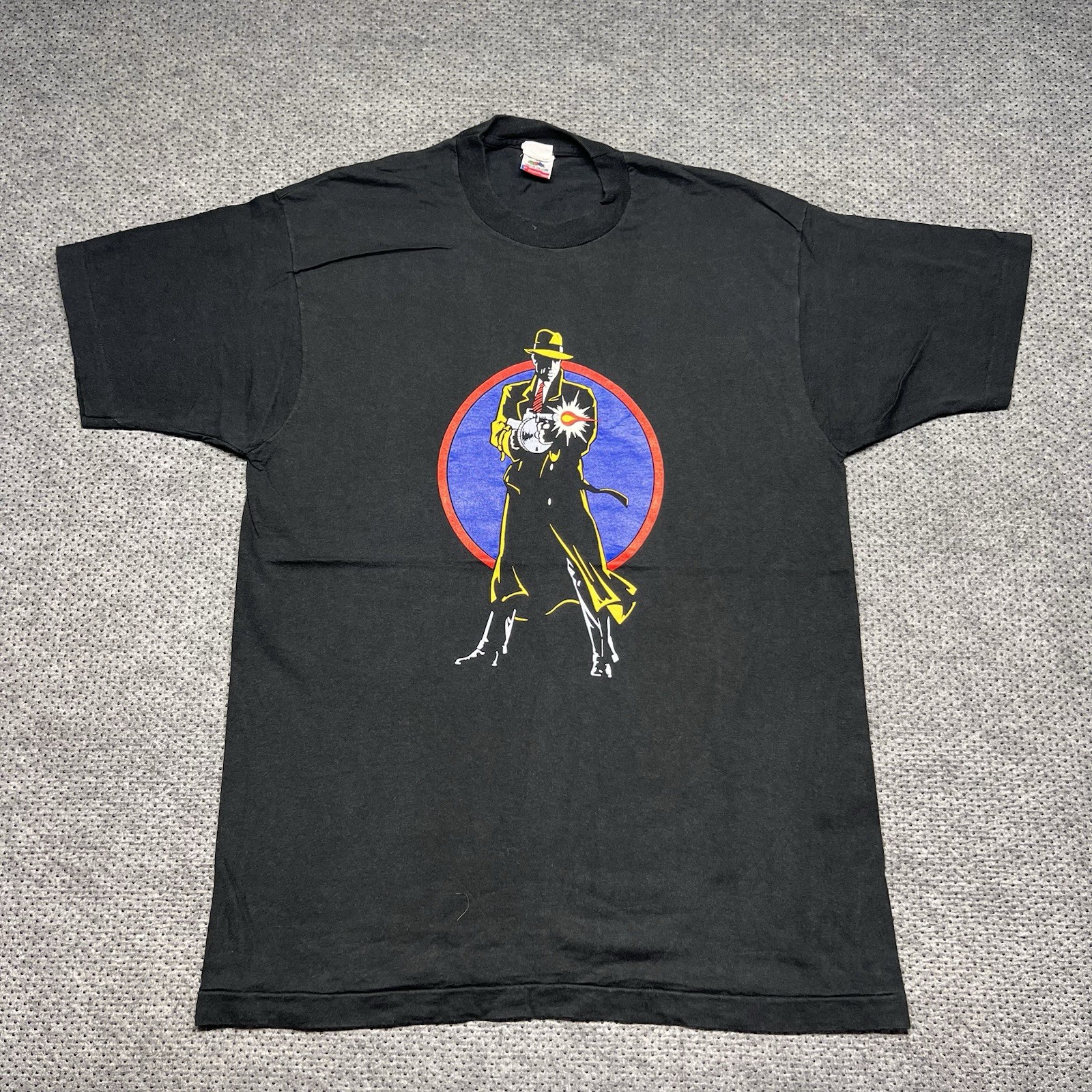 Vintage 1999 Disney Dick Tracy T-Shirt XL Movie Promo Rare Men’s Black USA Made