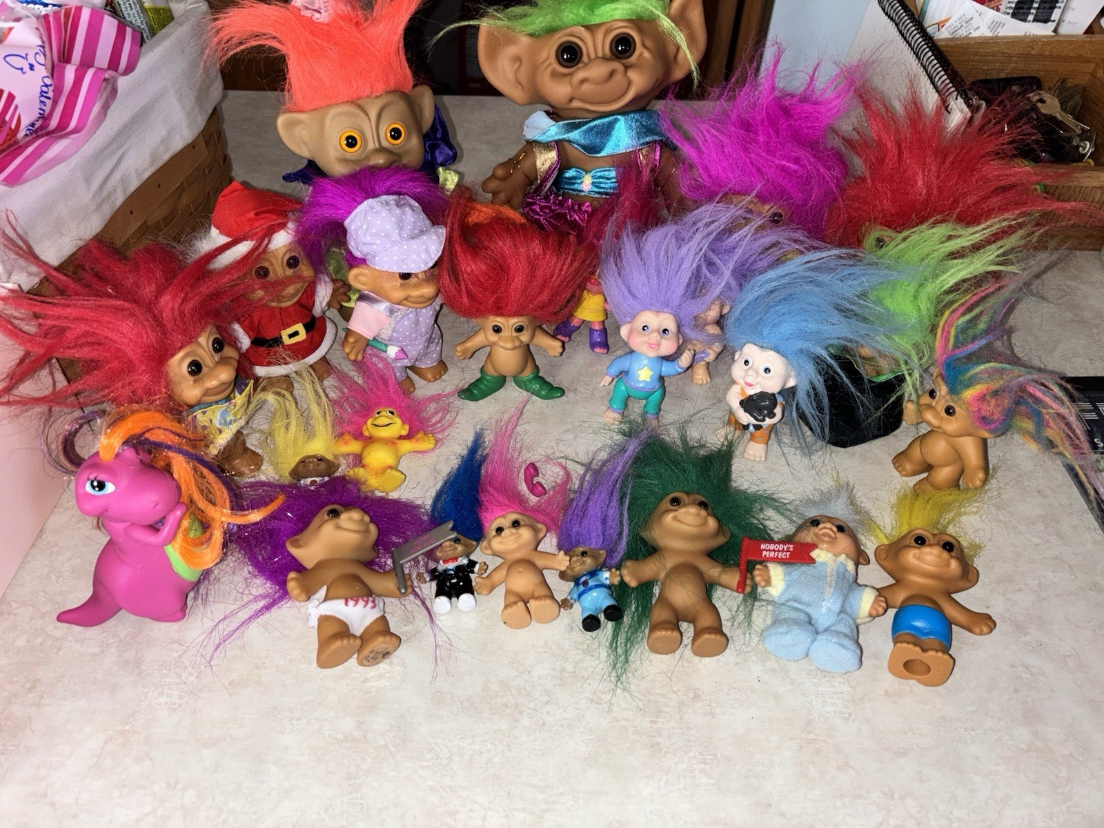Troll Doll Lot 25 Toys Christmas Cheerleader Figure Collection Troll Doll Lot 25 Toys Christmas Cheerleader Figure Collection