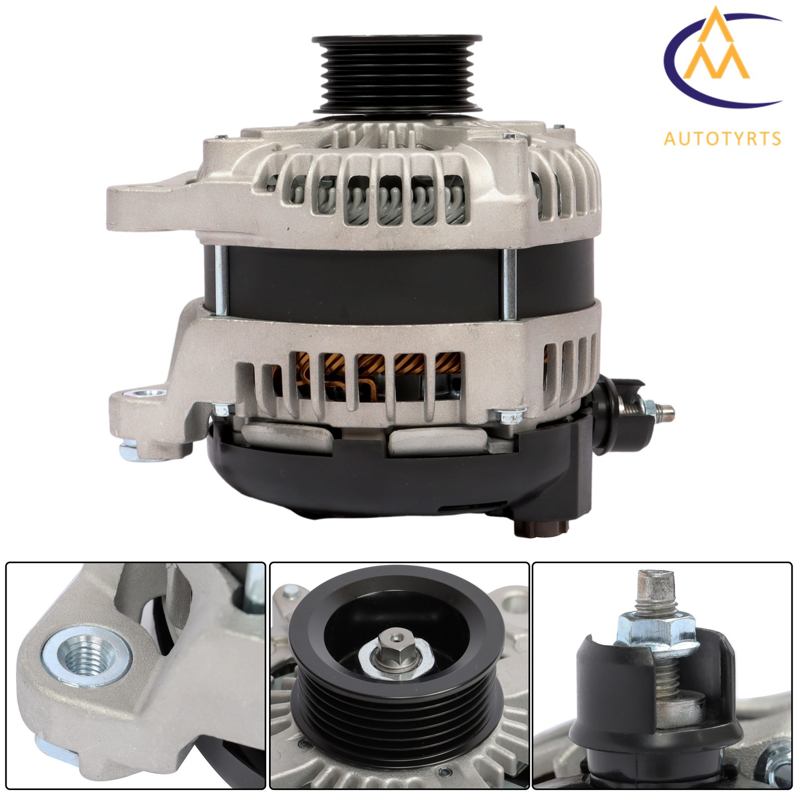 11532N New Alternator Assembly For Ford F-150 2011-2014 V8 5.0L F150 220A 12V