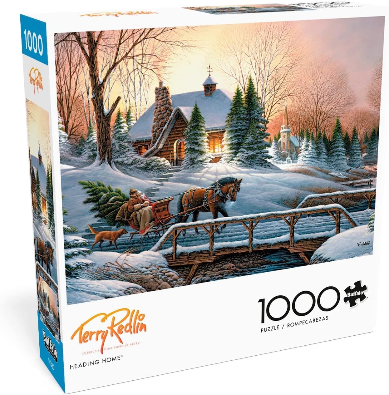 Buffalo Games - Heading Home - 1000 Piece Jigsaw Puzzle for Large, Multicolor Buffalo Games - Heading Home - 1000 Piece Jigsaw Puzzle for Large, Multicolor