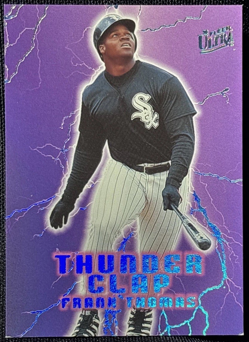 1996 Fleer Ultra - Thunder Clap Frank Thomas #19