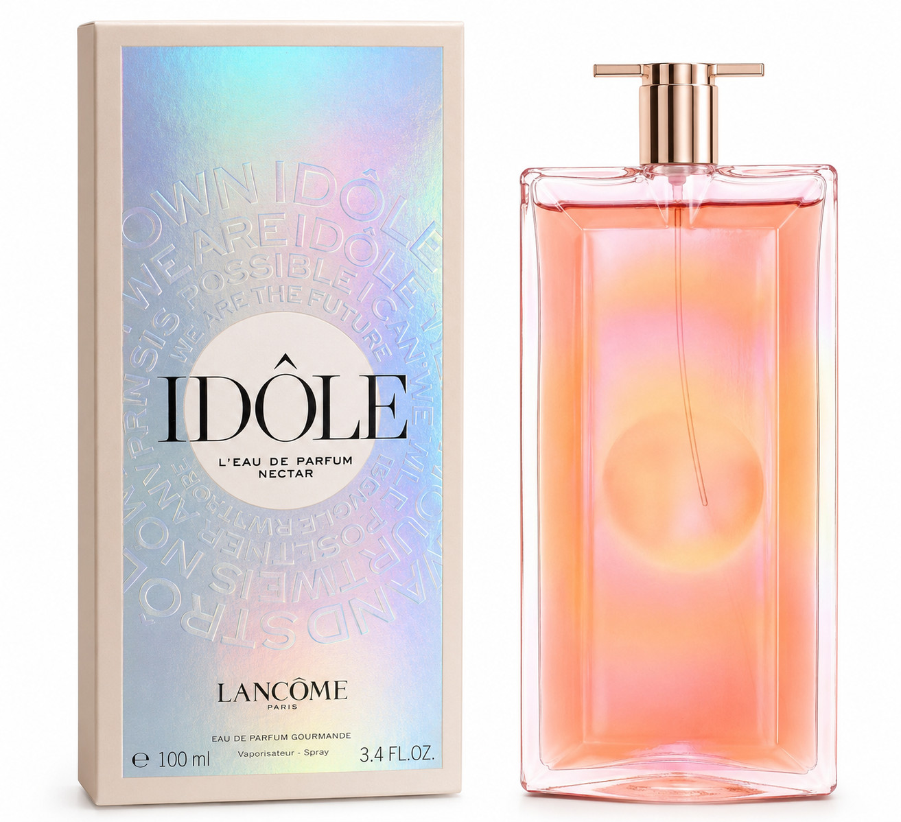 Lancome Idole NECTAR Eau de Parfum Spray 3.4oz / 100ml New & Sealed In Box