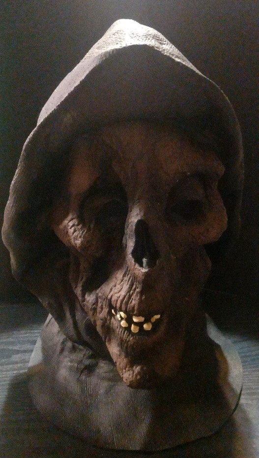 Vintage Full Head Paper Magic Group Halloween Mask Ghoul Grim Reaper 1997 Vintage Full Head Paper Magic Group Halloween Mask Ghoul Grim Reaper 1997