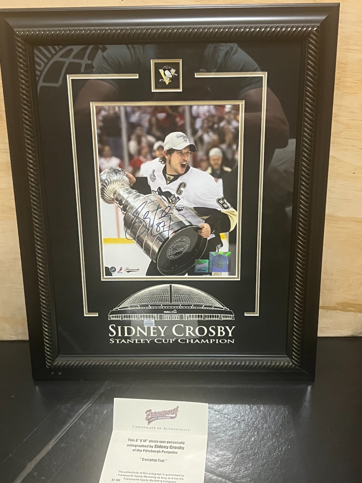 Sidney Crosby Penguins Autographed Framed Sidney Crosby Penguins Autographed Framed