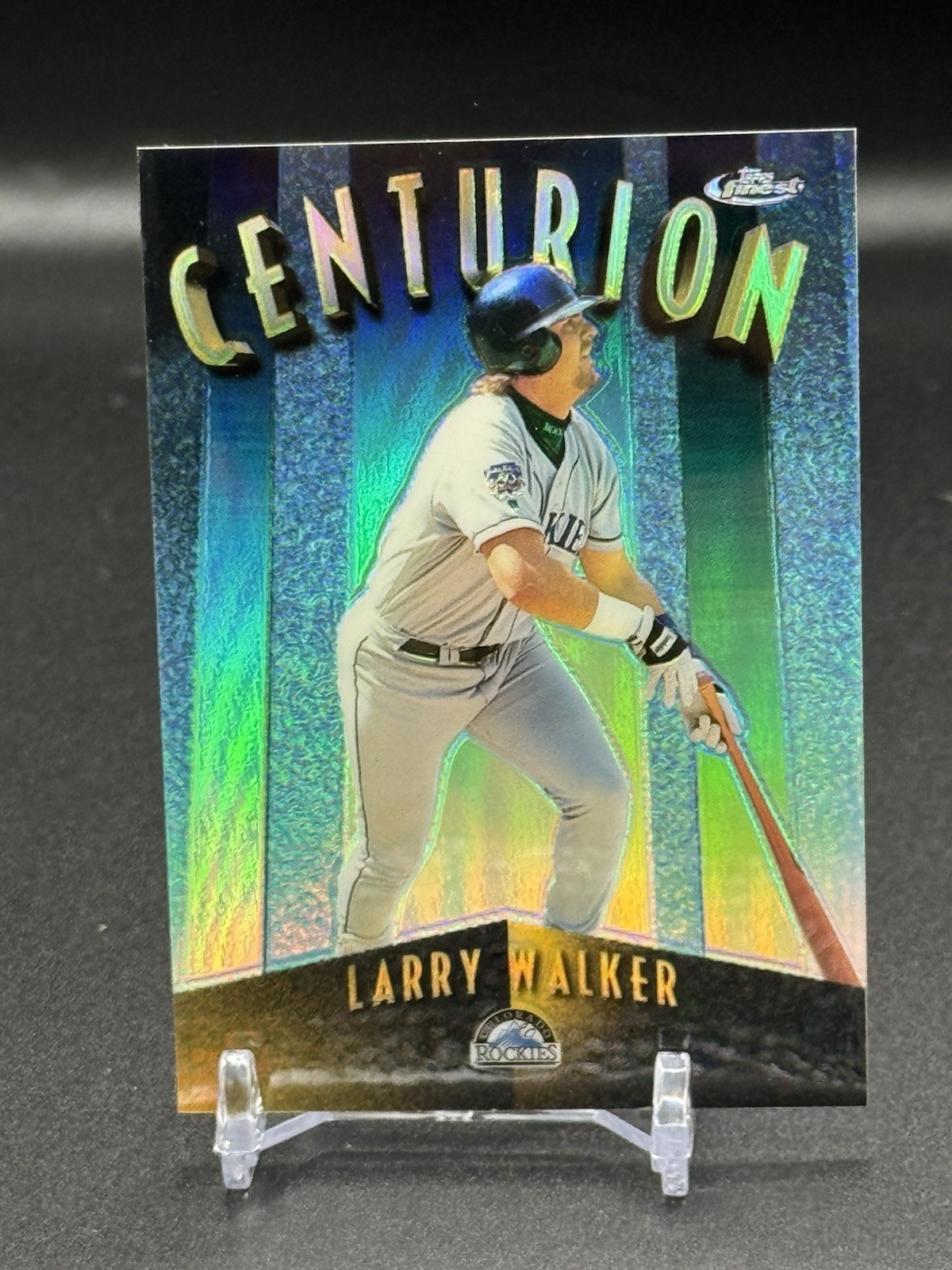 1998 Topps Finest - Centurions Refractor /75 Larry Walker #C17 R 1998 Topps Finest - Centurions Refractor /75 Larry Walker #C17 R